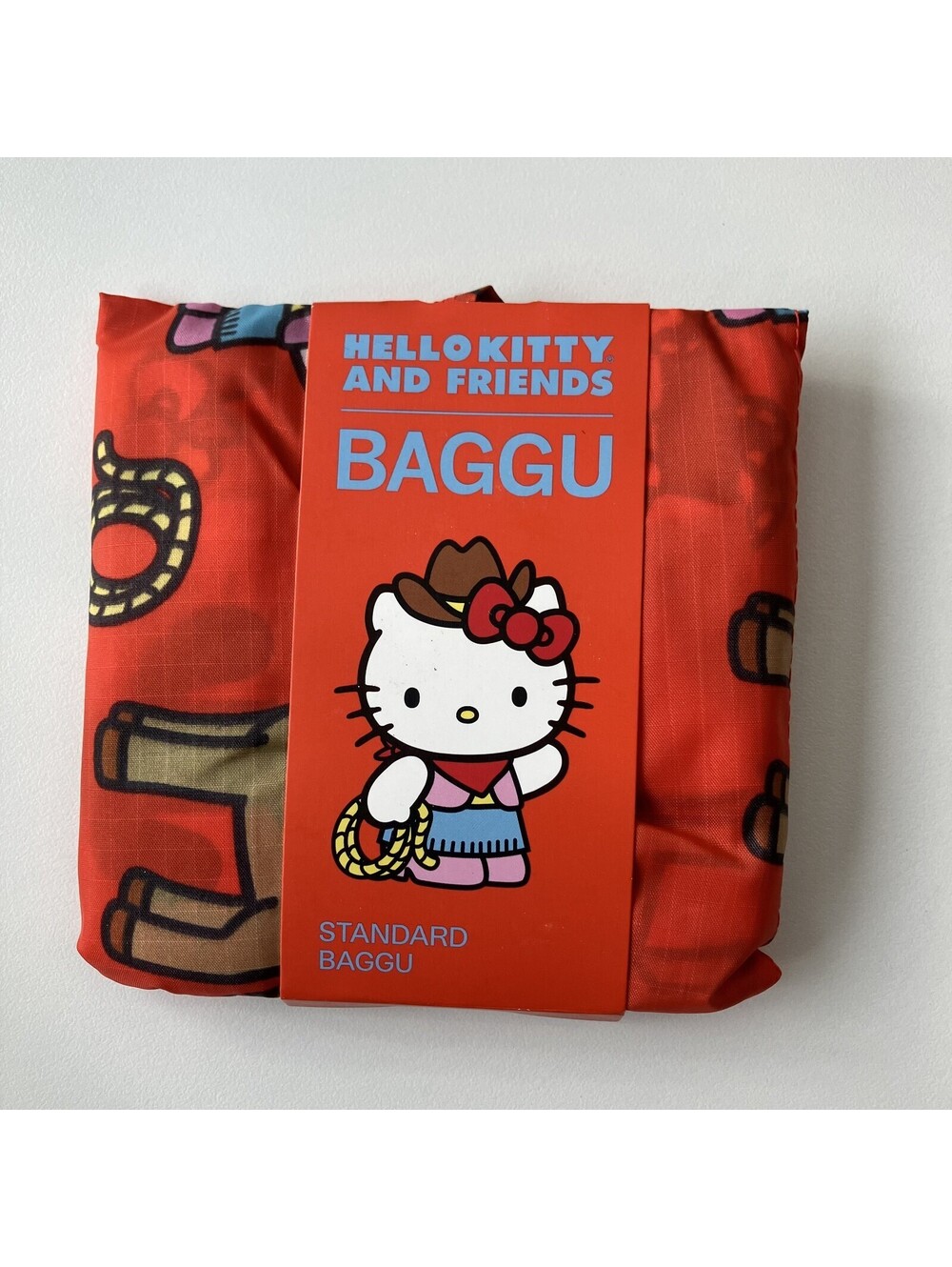 Baggu Standard Reusable Eco Tote Bag Hello Kitty and Friends Western New